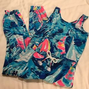 Lilly Pulitzer girls romper. Size 4-5.